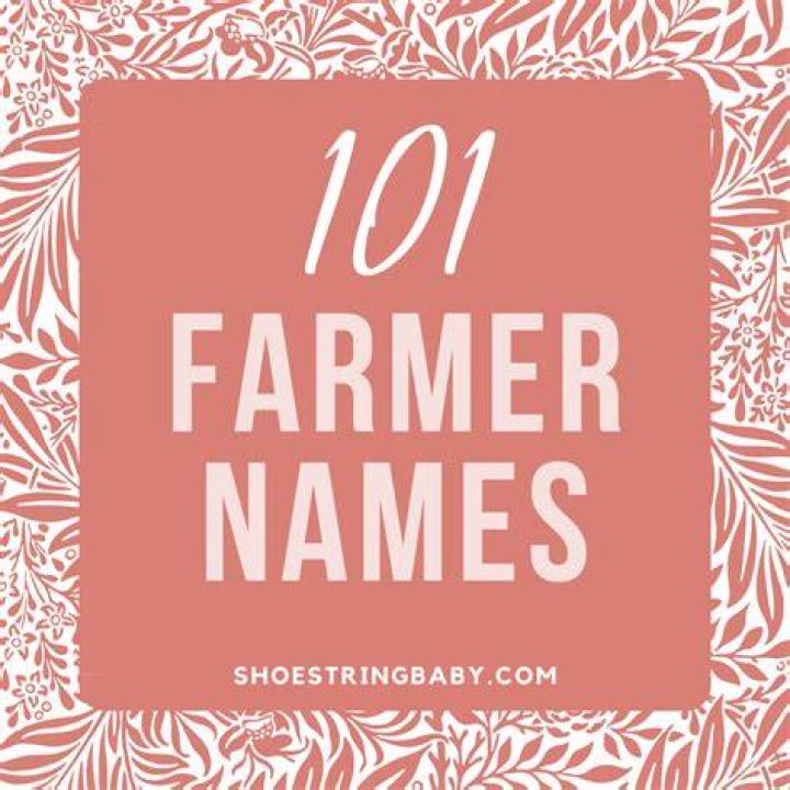 101+ Rustic FarmerInspired Names