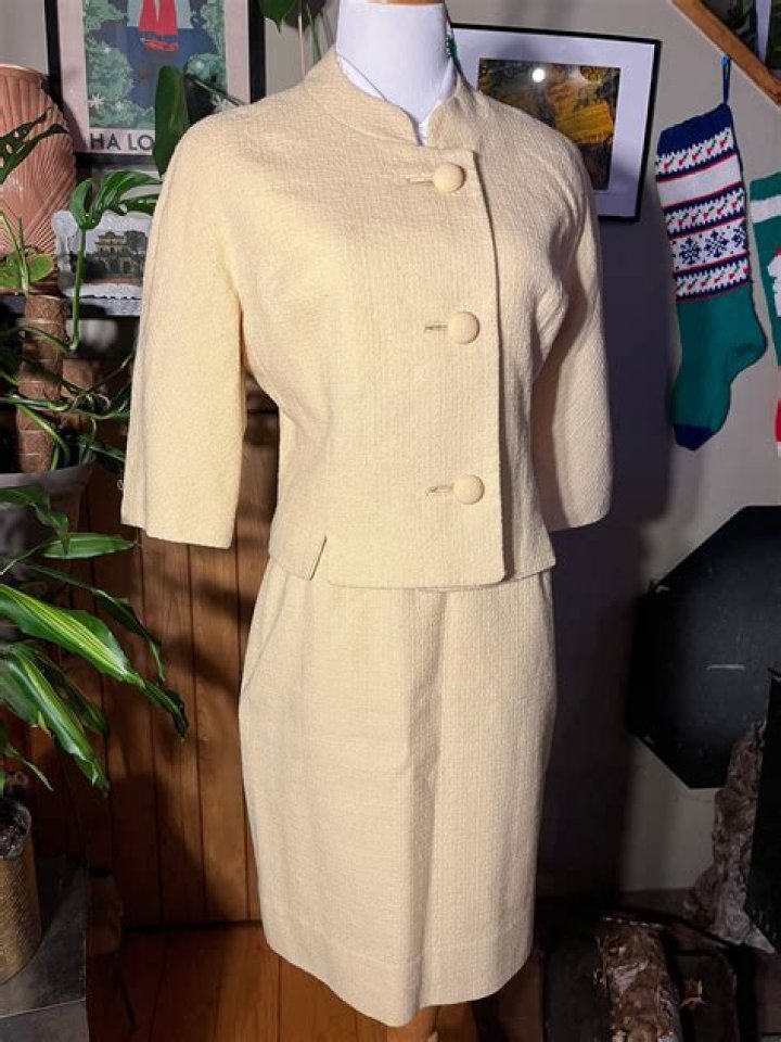 1960&rsquo;s Vintage Mod Two Piece Pantsuit. The original... Depop
