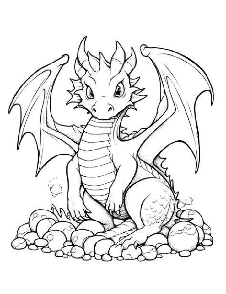 20 Free Printable Dragon Coloring Pages For Kids & Adults Storiespub