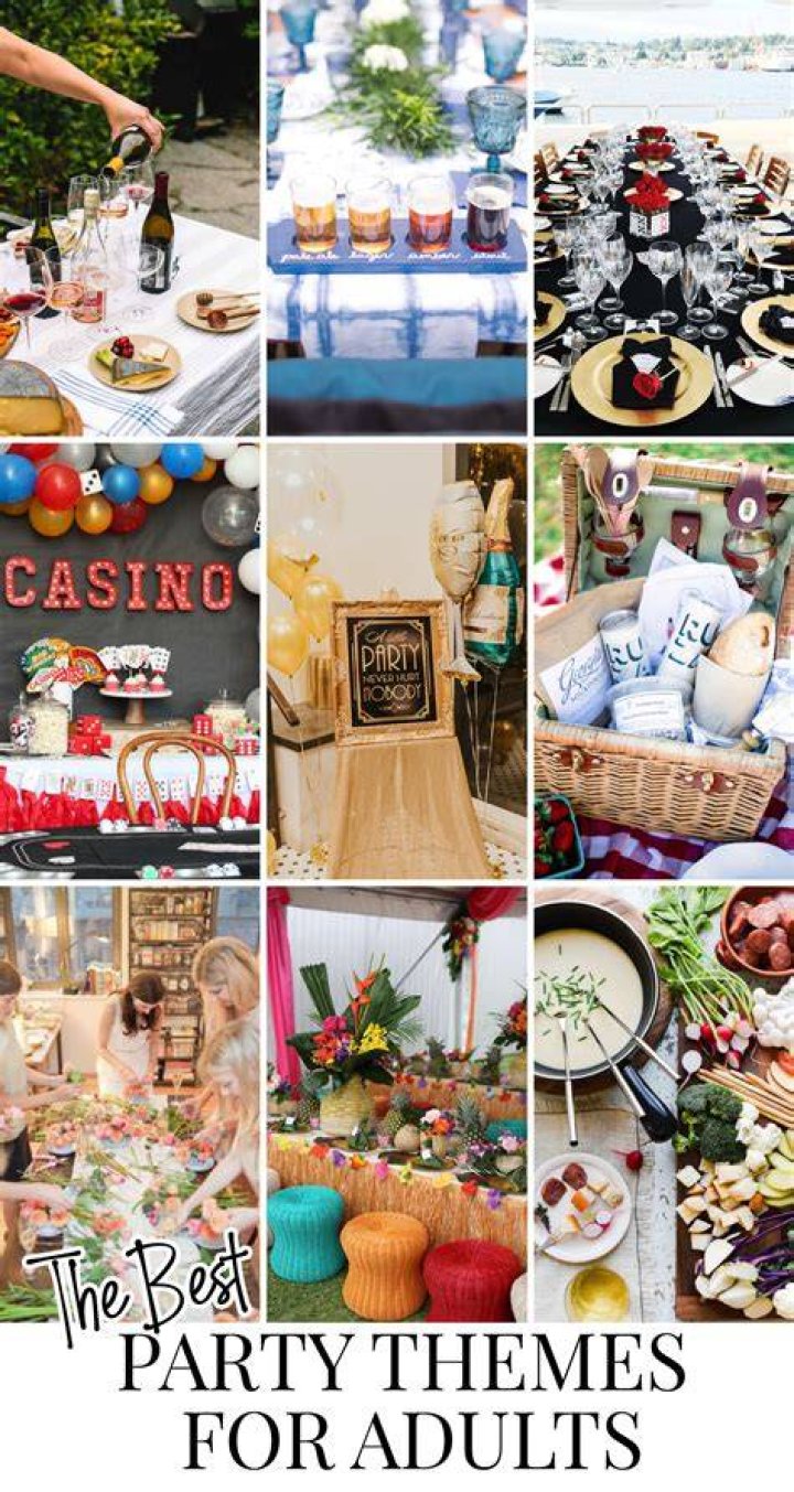 35 Unique Adult Party Themes to Inspire Your Next Shindig