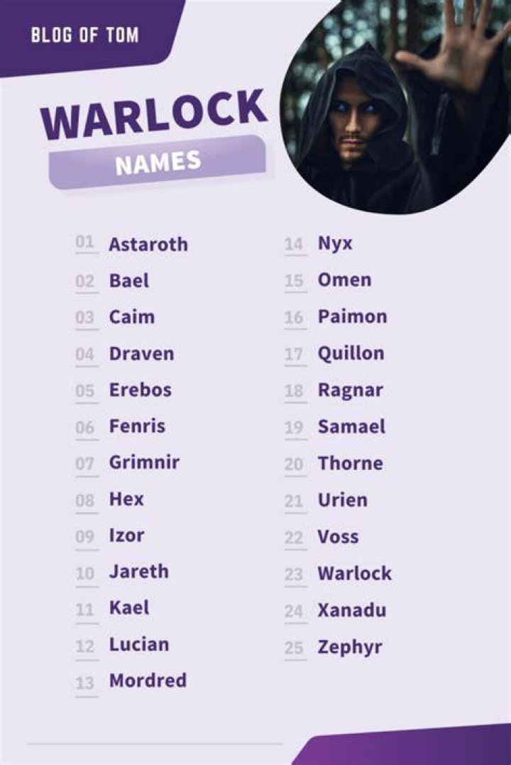 447+ Warlock Names (BEST 2024 Picks!) Blog Of Tom