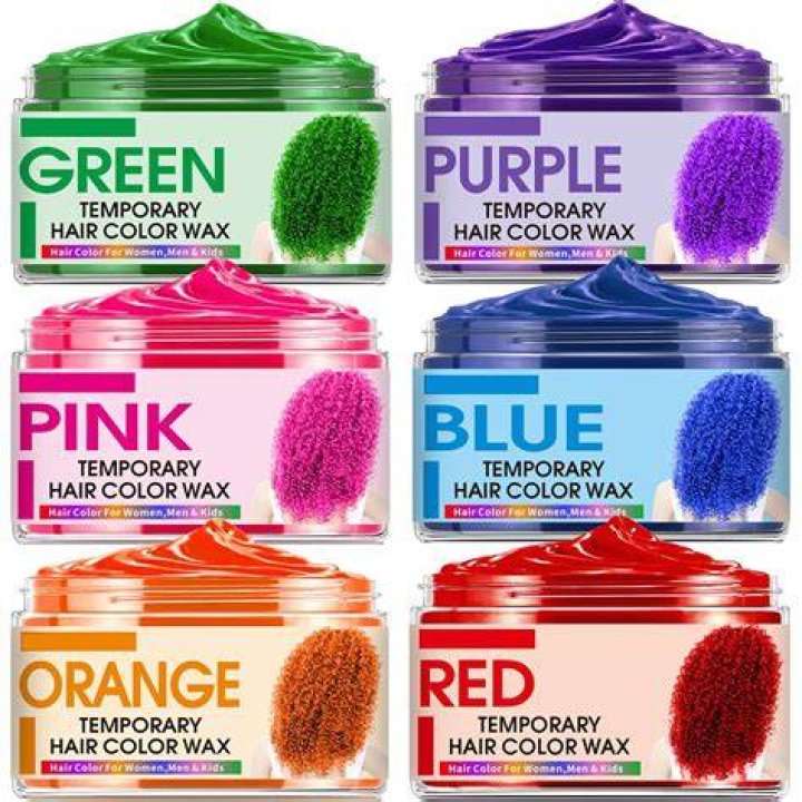 7 Color Hair Color Wax Mud Dye Cream Temporary Modeling Hair Cream Easy