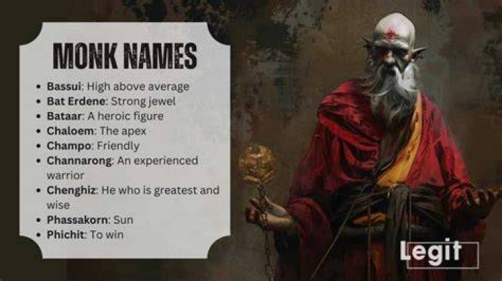 90+ awesome monk names with meanings from different traditions