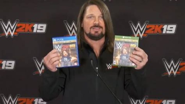 AJ Styles Confirmed for WWE 2K19 Cover