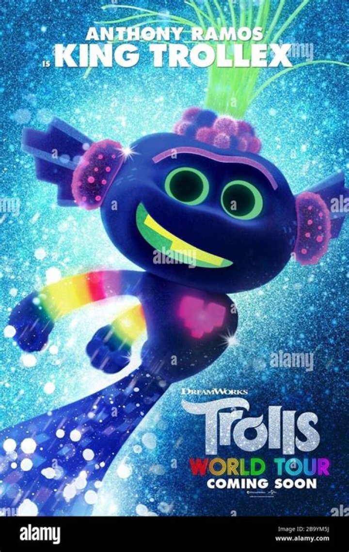 Anthony Ramos as King Trollex in Trolls 3 (2023)