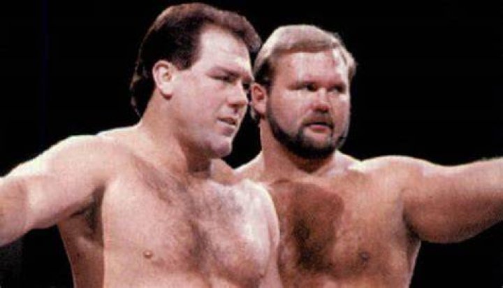 Arn Anderson and Tully Blanchard as Brainbusters in WWE.