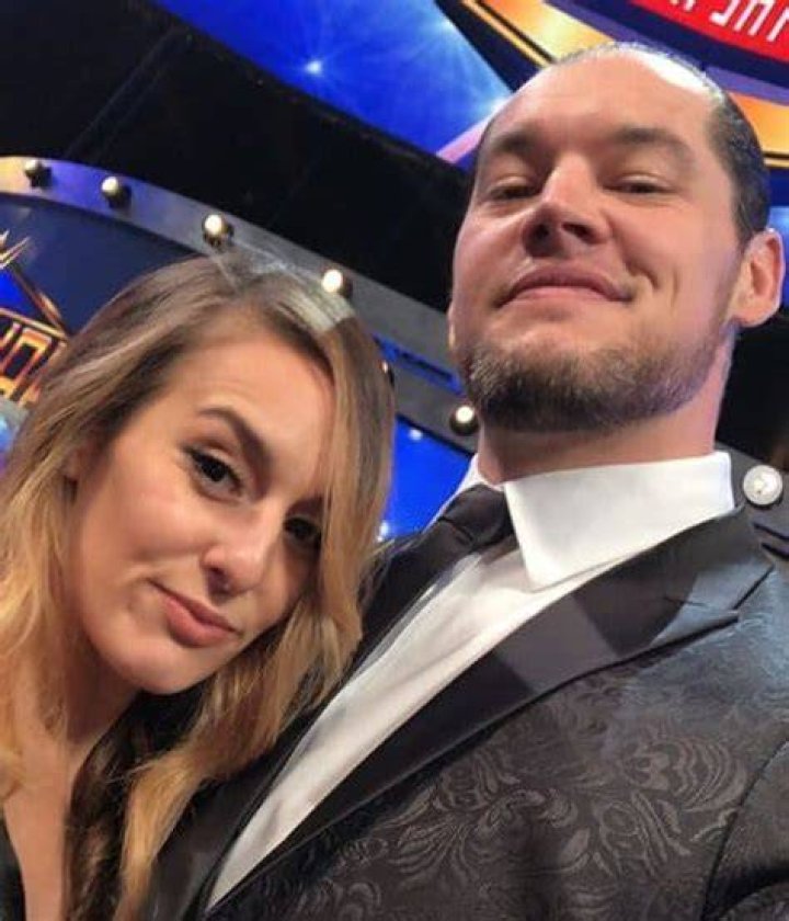 Baron Corbin with his wife 