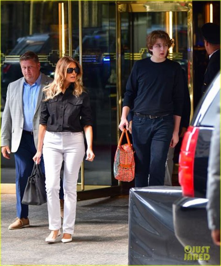Barron Trump Spotted in Rare New Photos with Melania Trump, Buzz About