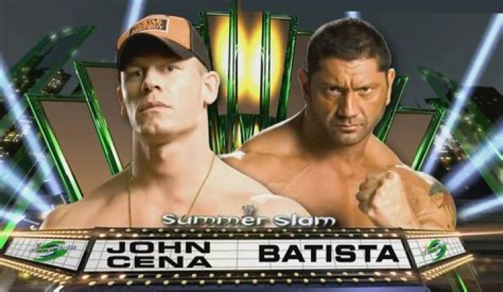 Batista vs John Cena SummerSlam 2008