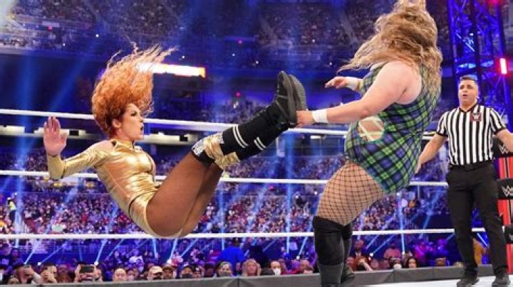 Becky Lynch v Doudrop Royal Rumble 2022 Cropped