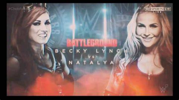 Becky Lynch v Natalya Battleground 2016 Cropped