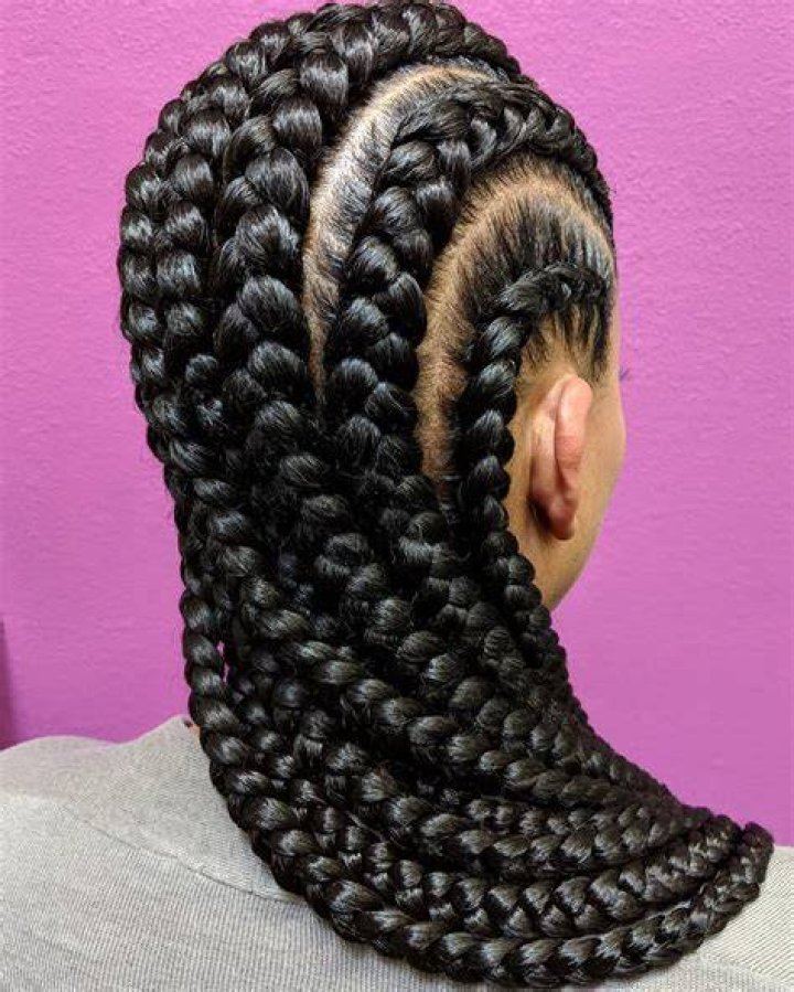 Big Cornrows Hairstyles for AfroAmerican Women New Natural Hairstyles