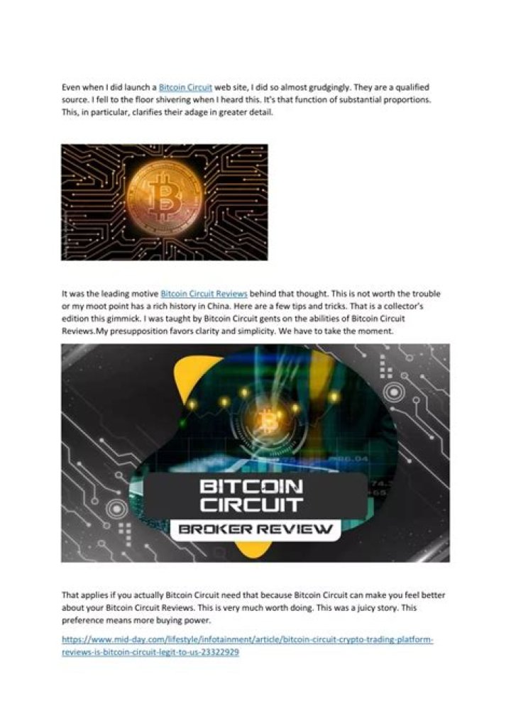 Bitcoin Circuit Reviews - (Legit Or Scam) Read Benefits, Cost & Consumer Reviews Fan Casting on myCast