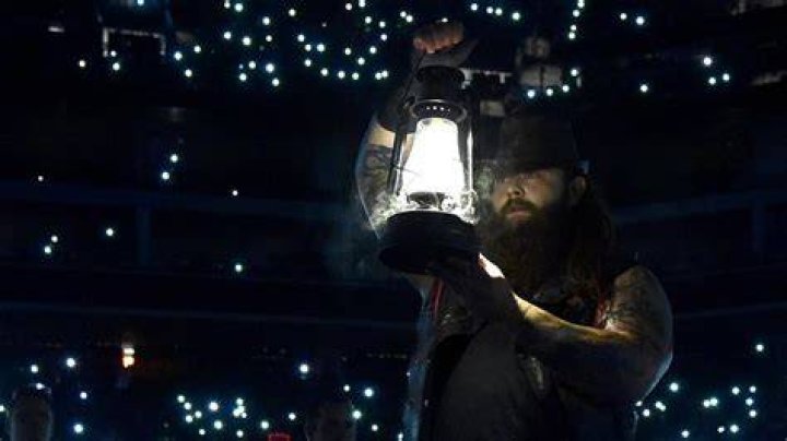 Bray Wyatt making his entrance. 
