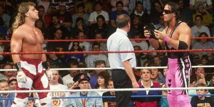 Bret v Shawn Survivor Series 1992 Cropped