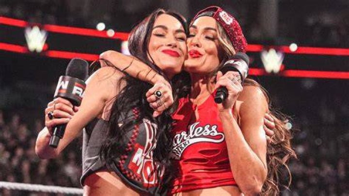 Brie and Nikki Bella check each other's baby bumps