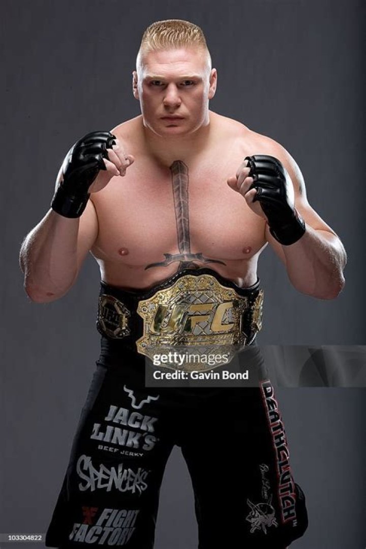 Brock Lesnar as UFC Heavyweight Champion