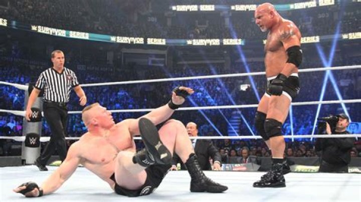 brock lesnar vs goldberg