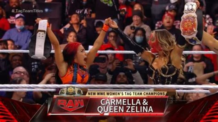 Carmella & Queen Zelina WWE Women's Tag Team Champions Cropped