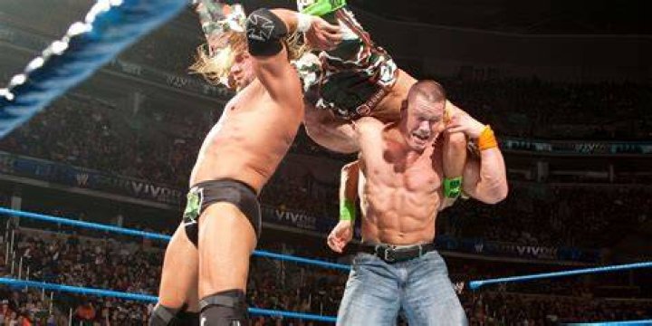 Cena v Michaels v Triple H Survivor Series 2009 Cropped