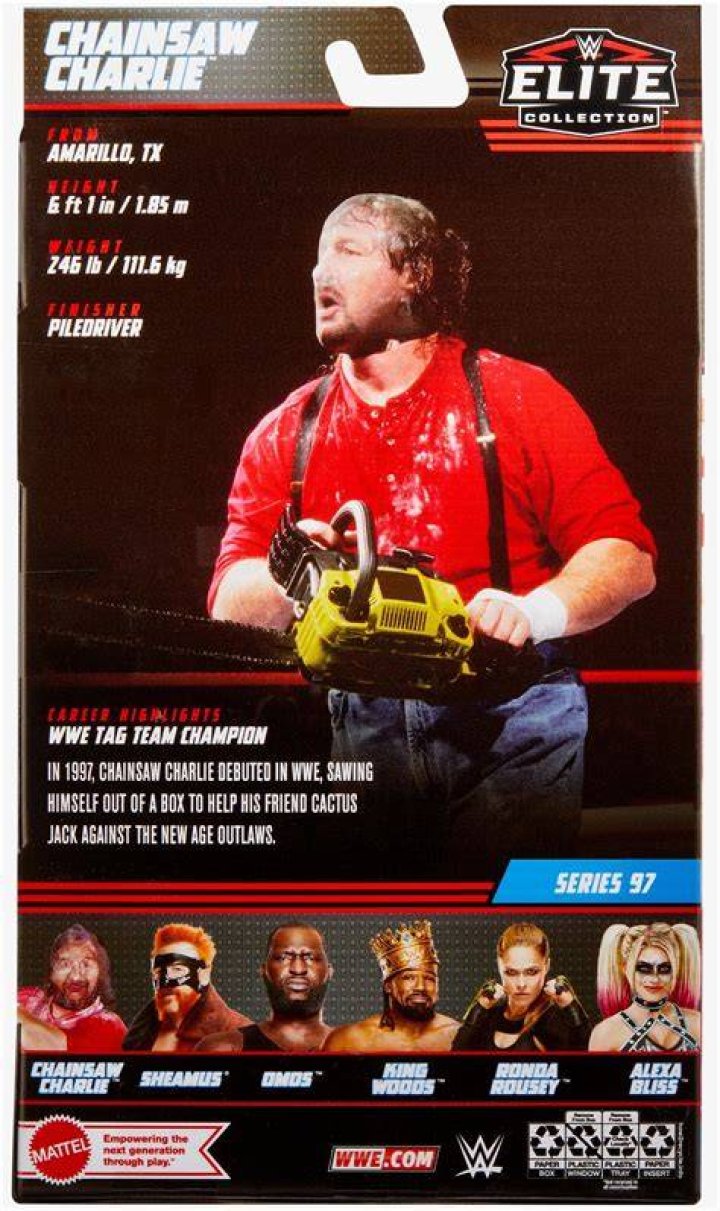 Chainsaw Charlie coming out of the ring