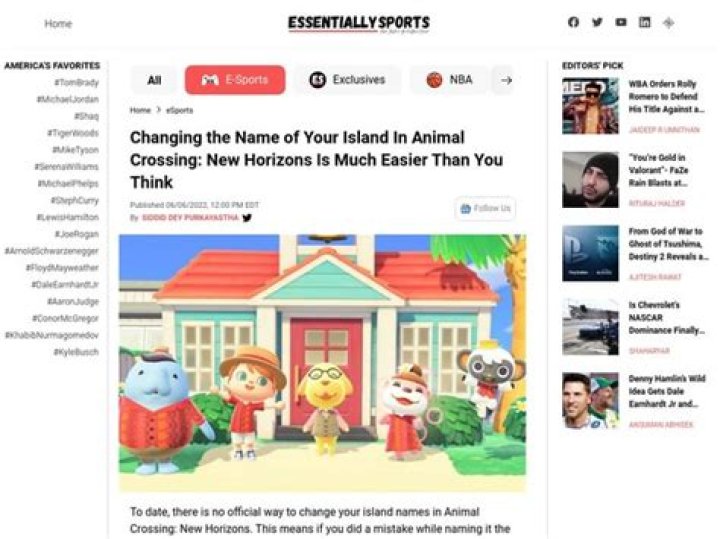Changing the Name of Your Island In Animal Crossing: New Horizons Is Much Easier
Than You Think