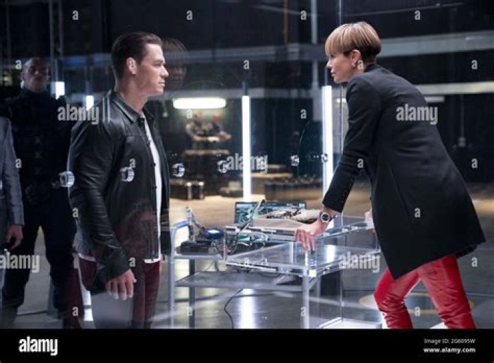 Charlize Theron as John Cena in Celebrities Perfect Love Interest