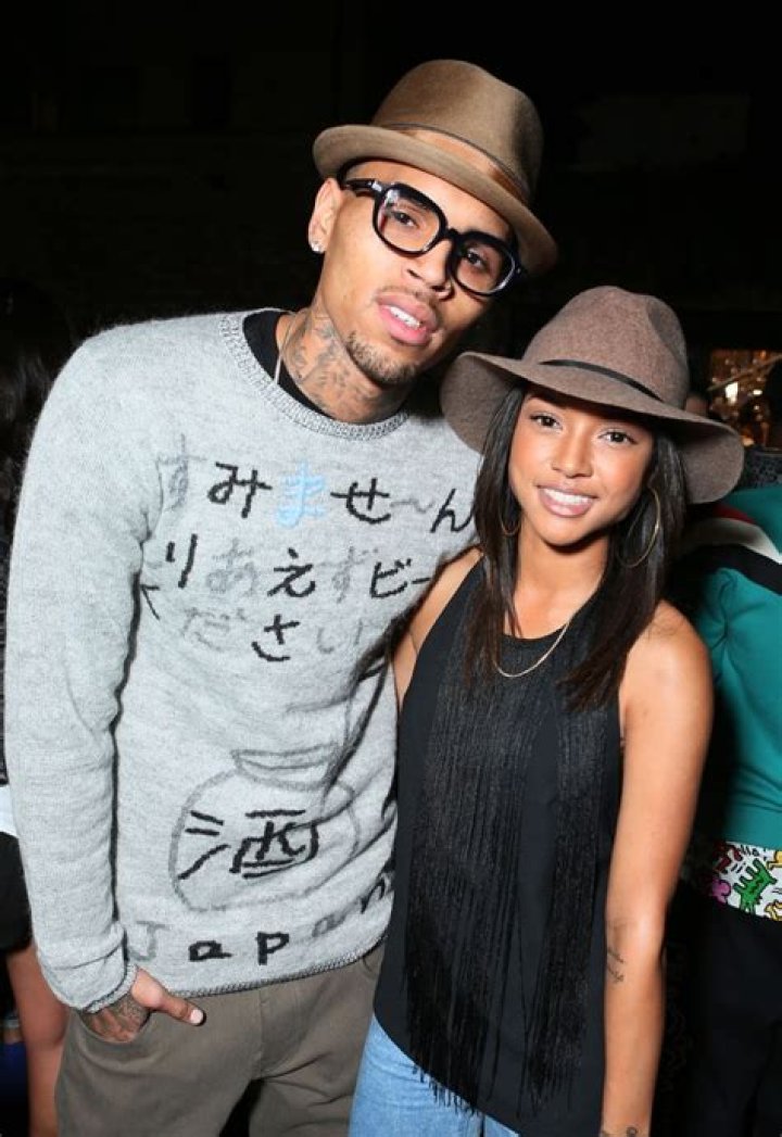 Chris Brown and Karrueche Tran pictured at holiday party after