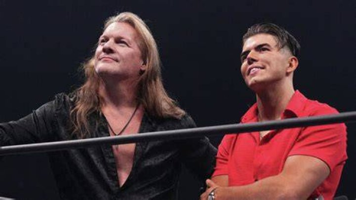 Chris Jericho and Sammy Guevara posing