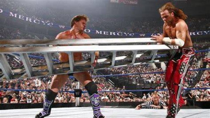Chris Jericho v Shawn Michaels No Mercy 2008 Cropped