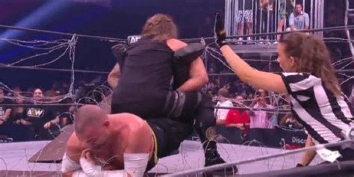 Chris Jerichoe Vs. Eddie Kingston AEW Barbed Wire Everywhere