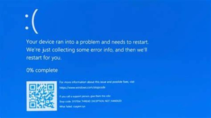 Cinema's Bluescreen of Death on myCast