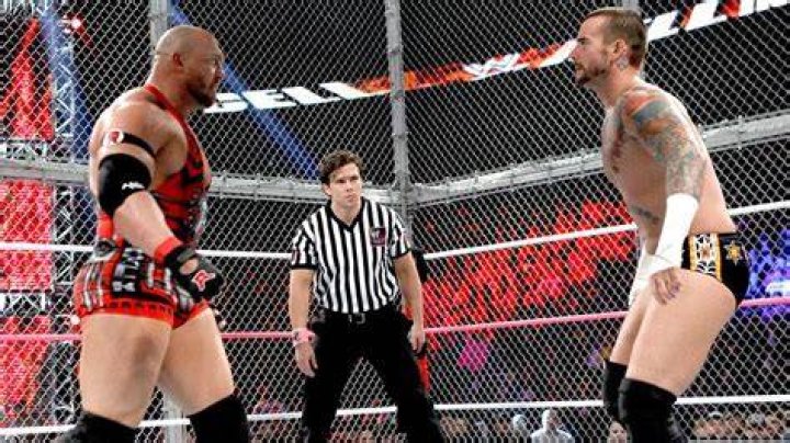 CM Punk Vs Ryback at Hell In A Cell 2012