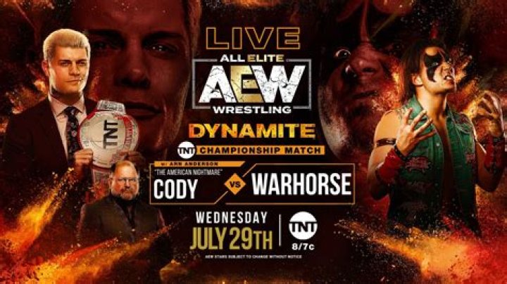 Cody wrestling Warhorse