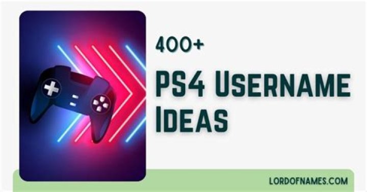 Creative PS4 Names: Stand Out In The Gaming Community