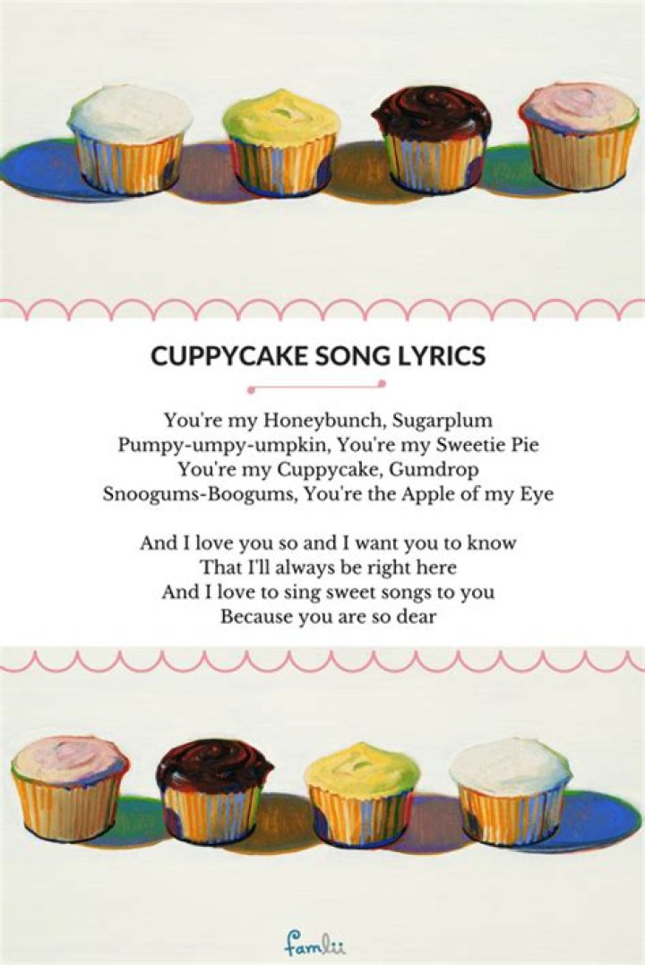 CuppyCake Song A Sweet Lullaby Famlii