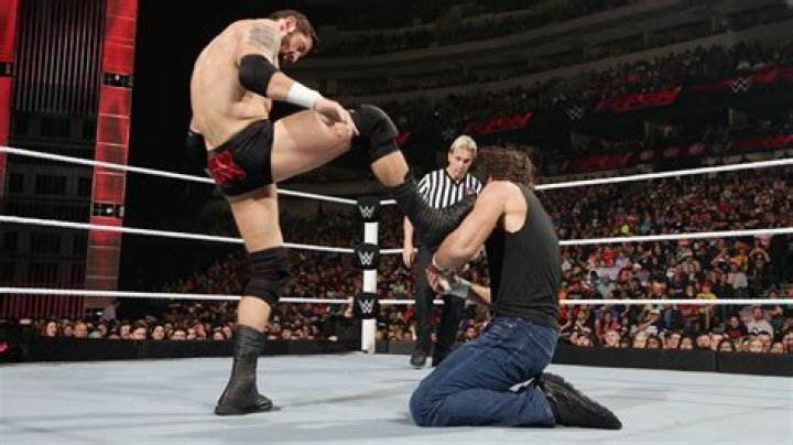 Dean Ambrose v Bad News Barrett Fastlane 2015 Cropped