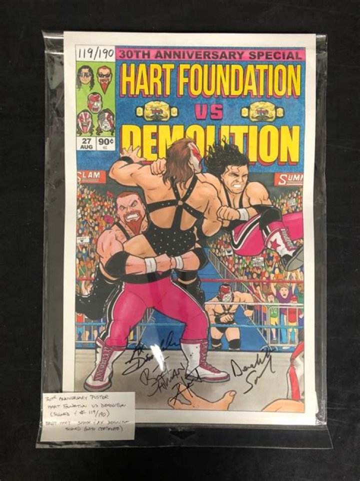 Demolition v The Hart Foundation SummerSlam 1990 Cropped