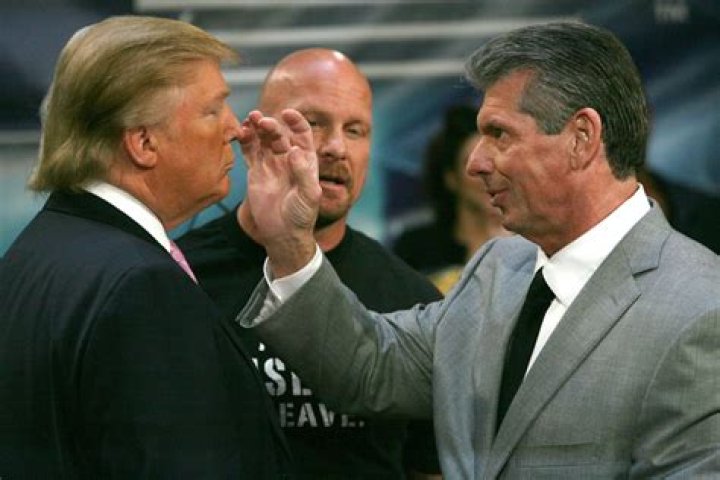 donald trump and vince mcmahon