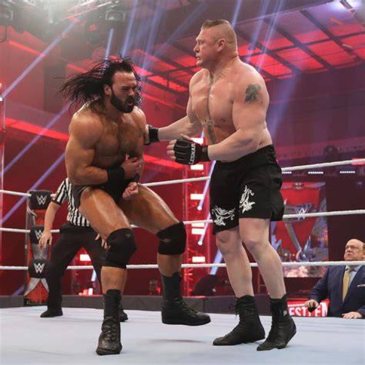 Drew McIntyre Vs Brock Lesnar (WrestleMania 36)