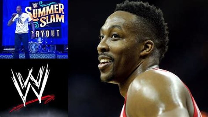 Dwight Howard at WWE tryout 