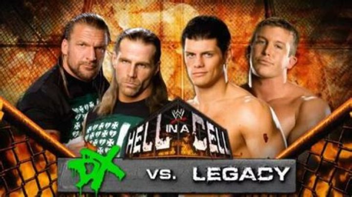 DX v Legacy Hell in a Cell 2009 Cropped