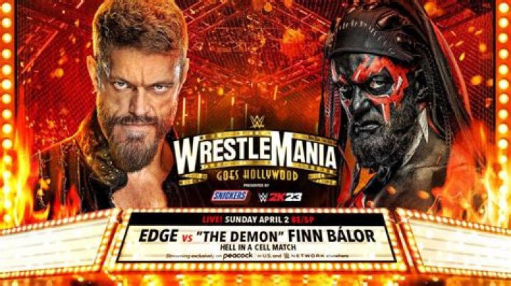 Edge posing at WrestleMania 