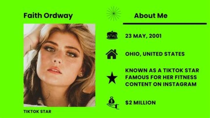 Everything You Need To Know About Faith Ordway: Biography, Career, And Impact