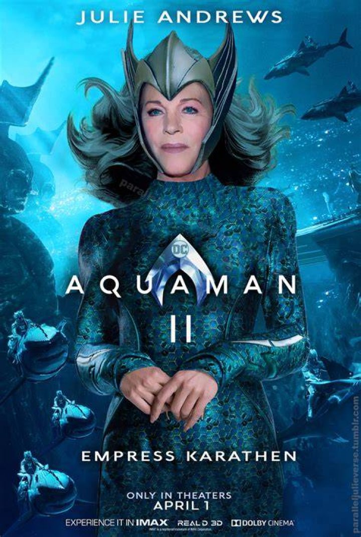 Fan Casting Julie Andrews as Karathen in Aquaman on myCast