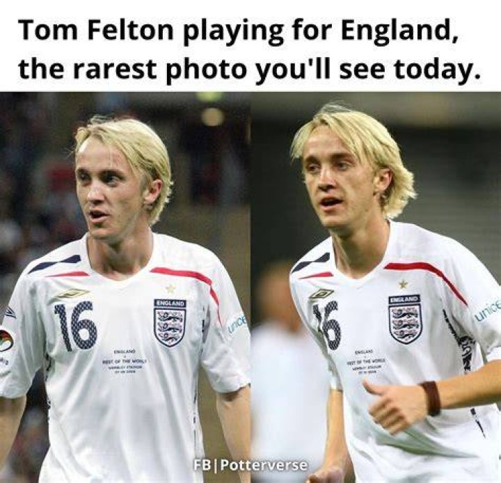Fan Casting Tom Felton as Celebs who played for the England Team in Celebrities who have played in Soccer Aid on myCast