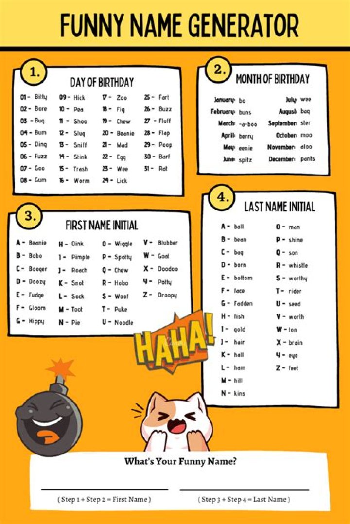 Fiesty HotLips Funny name generator, Valentine name, Funny names