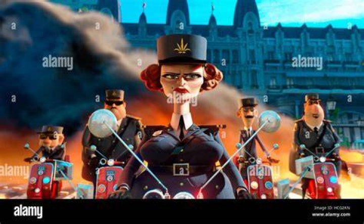Frances McDormand as Chantel DuBois in DreamWorks Villains