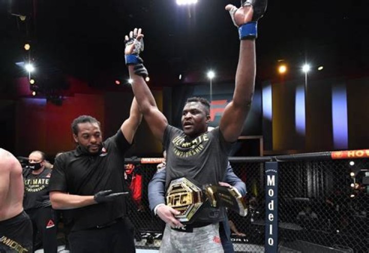 Franics Ngannou at UFC 260