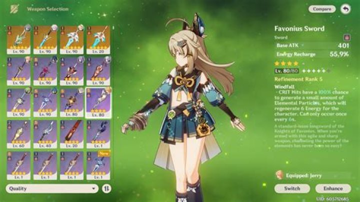 Genshin Impact best build, weapons, artifacts, and materials